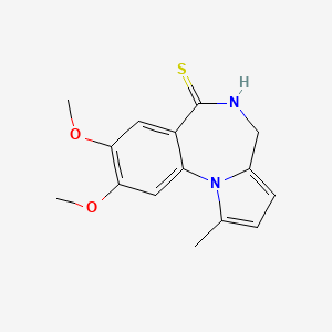 8,9-dimethoxy-1-methyl-4,5-dihydro-6H-pyrrolo[1,2-a][1,4]benzodiazepine-6-thione