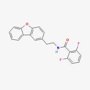 N-[2-(2-Dibenzofuranyl)ethyl]-2,6-difluorobenzamide