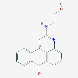 2-[(2-hydroxyethyl)amino]-7H-naphtho[1,2,3-de]quinolin-7-one