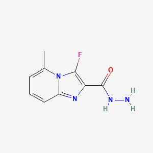 3-Fluoro-5-methylimidazo[1,2-a]pyridine-2-carbohydrazide