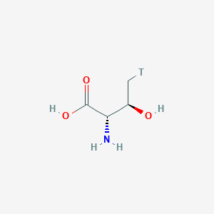 molecular formula C4H8NO3T B1147157 Threonine, L-, [3H(G)] CAS No. 134357-96-3