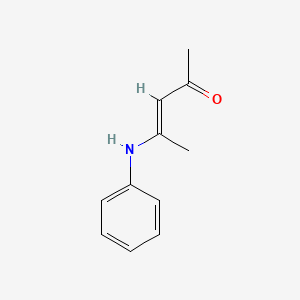 molecular formula C11H13NO B1147158 4-(Phenylamino)pent-3-en-2-one CAS No. 147054-81-7