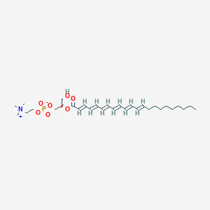 molecular formula C₃₀H₅₀NO₇P B1147161 2-Docosahexaenoyl-sn-glycero-3-phosphocholine CAS No. 159407-32-6