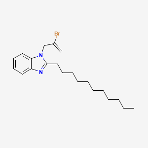 molecular formula C21H31BrN2 B11471616 1-(2-bromoprop-2-en-1-yl)-2-undecyl-1H-benzimidazole 