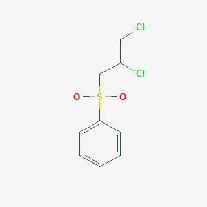 molecular formula C9H10Cl2O2S B11471654 [(2,3-Dichloropropyl)sulfonyl]benzene CAS No. 13630-97-2