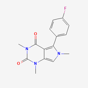 5-(4-fluorophenyl)-1,3,6-trimethyl-1H-pyrrolo[3,4-d]pyrimidine-2,4(3H,6H)-dione