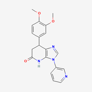 7-(3,4-dimethoxyphenyl)-3-(pyridin-3-yl)-6,7-dihydro-3H-imidazo[4,5-b]pyridin-5-ol