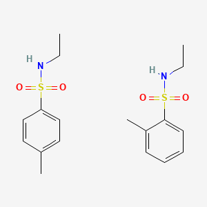 molecular formula C₉H₁₃NO₂S B1147188 N-Ethyltoluenesulfonamide (o-and p-mixture) CAS No. 76902-32-4