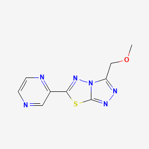 3-(Methoxymethyl)-6-(pyrazin-2-yl)[1,2,4]triazolo[3,4-b][1,3,4]thiadiazole