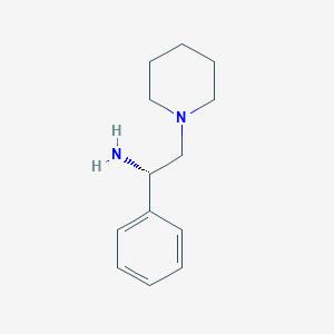 molecular formula C13H20N2 B114719 (s)-alpha-Phenyl-1-piperidineethanamine CAS No. 148054-65-3