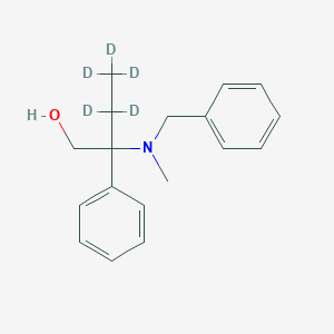 molecular formula C₁₈H₁₈D₅NO B1147190 2-(N-苄基-N-甲基)氨基-2-苯基丁醇-d5 CAS No. 1330265-76-3