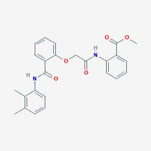 Methyl 2-[({2-[(2,3-dimethylphenyl)carbamoyl]phenoxy}acetyl)amino]benzoate