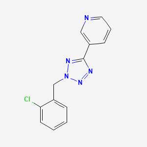 3-[2-(2-chlorobenzyl)-2H-tetrazol-5-yl]pyridine