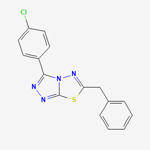 6-Benzyl-3-(4-chlorophenyl)[1,2,4]triazolo[3,4-b][1,3,4]thiadiazole