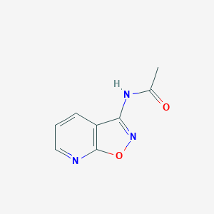 molecular formula C8H7N3O2 B11472090 Acetamide, N-isoxazolo[5,4-b]pyridin-3-yl- 