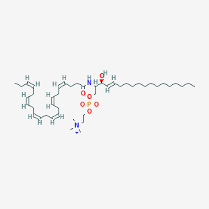 molecular formula C₄₅H₇₉N₂O₆P B1147210 N-二十二碳六烯鞘氨醇 CAS No. 218608-41-4