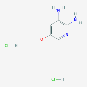 molecular formula C₆H₁₁Cl₂N₃O B1147211 2,3-二氨基-5-甲氧基吡啶二盐酸盐 CAS No. 127356-15-4
