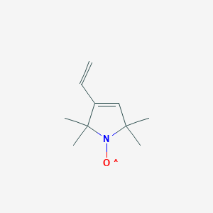 molecular formula C₁₀H₁₆NO B1147219 1-Oxyl-2,2,5,5,-tetramethyl-3-vinyl-3-pyrroline CAS No. 105843-07-0
