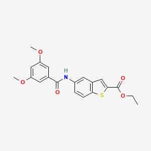 Ethyl 5-{[(3,5-dimethoxyphenyl)carbonyl]amino}-1-benzothiophene-2-carboxylate