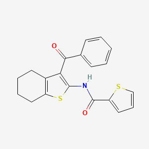 N-[3-(phenylcarbonyl)-4,5,6,7-tetrahydro-1-benzothiophen-2-yl]thiophene-2-carboxamide