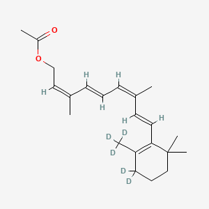 molecular formula C₂₂H₂₇D₅O₂ B1147235 9-顺式-视黄醇醋酸酯-d5 CAS No. 1217219-62-9
