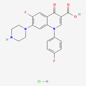 B1147236 Sarafloxacin hydrochloride CAS No. 1352879-52-7
