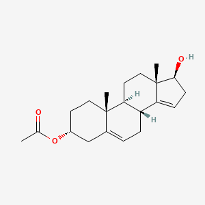 molecular formula C₂₁H₃₀O₃ B1147243 (3alpha,17beta)-17-Hydroxyandrosta-5,14-dien-3-yl acetate CAS No. 61252-30-0