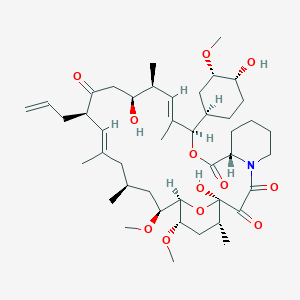 molecular formula C₄₄H₆₉NO₁₂ B1147246 (E/Z)-FK-506 26,28-烯丙基酯重排杂质 CAS No. 131944-48-4