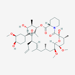 molecular formula C₄₃H₆₉NO₁₁ B1147247 9-去酮 FK-506 CAS No. 123719-19-7