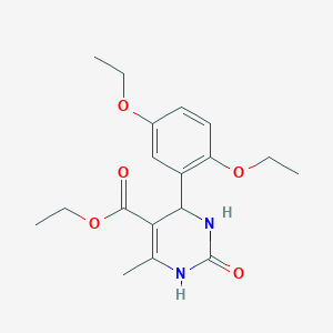 Ethyl 4-(2,5-diethoxyphenyl)-6-methyl-2-oxo-1,2,3,4-tetrahydropyrimidine-5-carboxylate