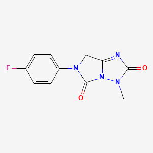 6-(4-fluorophenyl)-3-methyl-6,7-dihydro-3H-imidazo[1,5-b][1,2,4]triazole-2,5-dione