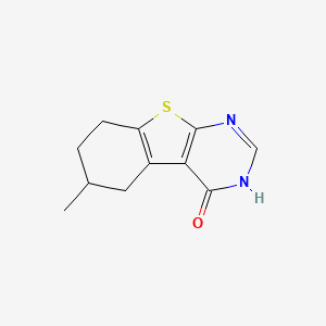 5,6,7,8-Tetrahydro-6-methyl-(1)benzothieno(2,3-d)pyrimidin-4(1H)-one