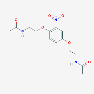 N-{2-[4-(2-Acetamidoethoxy)-2-nitrophenoxy]ethyl}acetamide