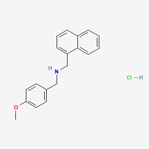 molecular formula C19H19NO.HCl B1147263 (4-甲氧基苄基)(1-萘甲基)胺盐酸盐 CAS No. 1222781-70-5