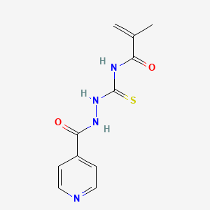 N-{[(2-Methylprop-2-enamido)methanethioyl]amino}pyridine-4-carboxamide