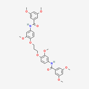 N,N'-{propane-1,3-diylbis[oxy(3-methoxy-4,1-phenylene)]}bis(3,5-dimethoxybenzamide)