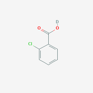 molecular formula C₇H₄DClO₂ B1147275 2-氯苯甲酸-d1 CAS No. 84450-85-1
