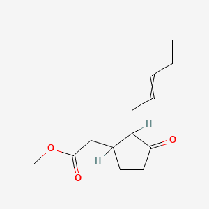 molecular formula C₁₃H₂₀O₃ B1147280 环戊烷乙酸，3-氧代-2-(2-戊烯基)-，甲酯 CAS No. 20073-13-6