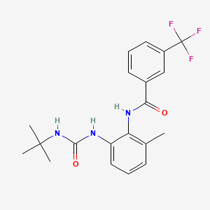 N-{2-[(tert-butylcarbamoyl)amino]-6-methylphenyl}-3-(trifluoromethyl)benzamide