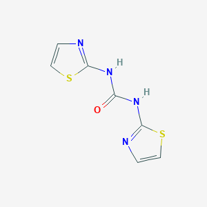 molecular formula C7H6N4OS2 B11472985 1,3-Bis(1,3-thiazol-2-YL)urea 