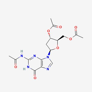 B1147301 3',5',N2-Tri-O-acetyl 2'-Deoxyguanosine CAS No. 193092-29-4
