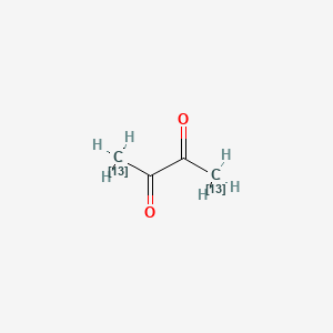 molecular formula C₂¹³C₂H₆O₂ B1147304 2,3-丁二酮-13C2 CAS No. 1173018-75-1
