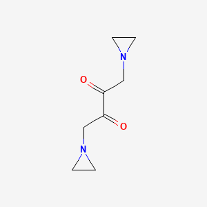 B1147305 1,4-Bis(aziridin-1-yl)butane-2,3-dione CAS No. 90434-64-3