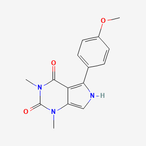 5-(4-methoxyphenyl)-1,3-dimethyl-1H-pyrrolo[3,4-d]pyrimidine-2,4(3H,6H)-dione