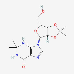 B1147310 2,3-Dihydro-2,2-dimethyl-2',3'-O-(1-isopropylidene)inosine CAS No. 136207-52-8