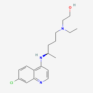 molecular formula C₁₈H₃₂ClN₃O₉P₂ B1147319 (R)-Hydroxychloroquine CAS No. 158749-75-8