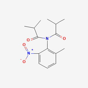 2-methyl-N-(2-methyl-6-nitrophenyl)-N-(2-methylpropanoyl)propanamide