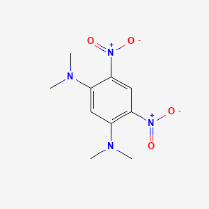 molecular formula C10H14N4O4 B11473520 N,N,N',N'-tetramethyl-4,6-dinitrobenzene-1,3-diamine 