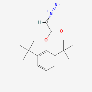B1147361 2,6-DI-Tert-butyl-4-methylphenyldiazo acetate CAS No. 125640-92-8