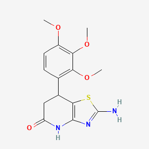 2-amino-7-(2,3,4-trimethoxyphenyl)-6,7-dihydro[1,3]thiazolo[4,5-b]pyridin-5(4H)-one